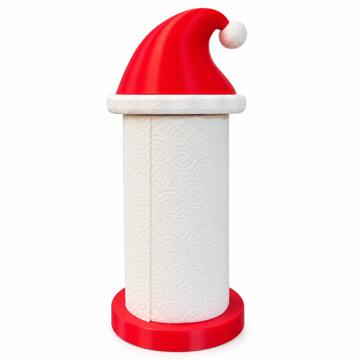 Santa Hat Paper Towel Holder | Christmas Kitchen Decor – IDALIZ DESIGNS
